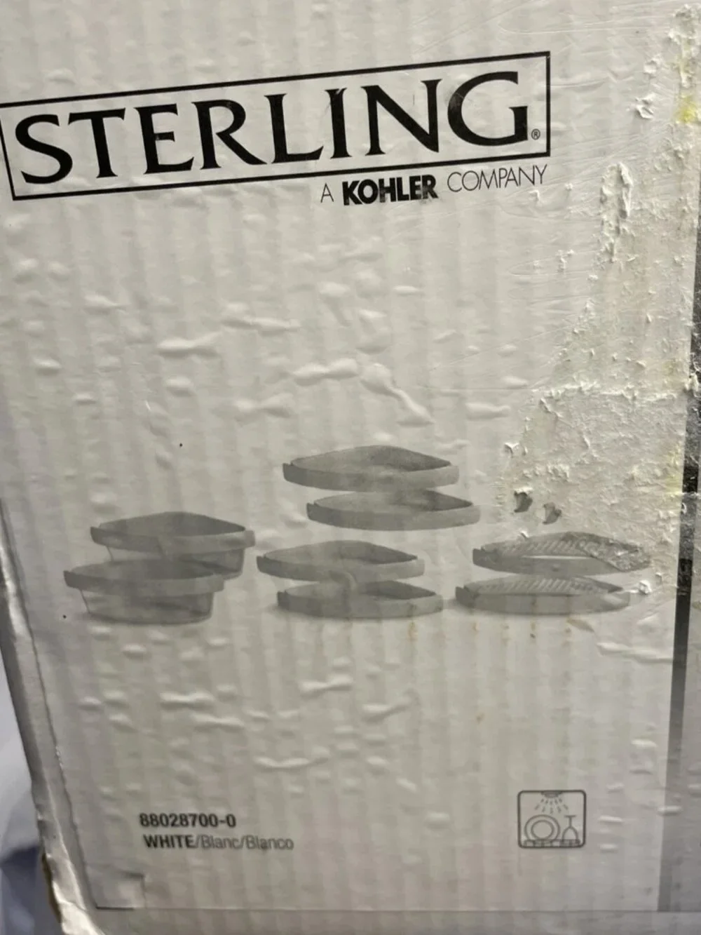 Sterling Store+ Basic 10-Piece Shelf Bin Caddy Accessory Kit in White 88028700-0